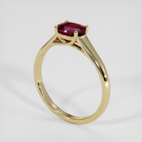 1.17 Ct. Ruby Ring, 14K Yellow Gold 2