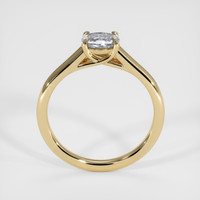 0.80 Ct. Bluish Green Sapphire Ring, 14K Yellow Gold 3