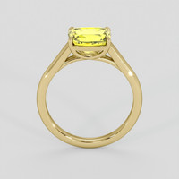 2.68 Ct. Yellow Sapphire Ring, 14K Yellow Gold 3