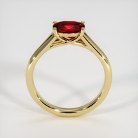 0.95 Ct. Ruby Ring, 18K Yellow Gold 3