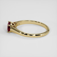 1.17 Ct. Ruby Ring, 18K Yellow Gold 4