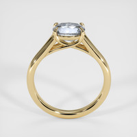 1.87 Ct. Bluish Grey Sapphire Ring, 18K Yellow Gold 3