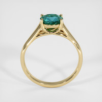 1.48 Ct. Bluish Green Sapphire Ring, 18K Yellow Gold 3