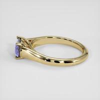 1.73 Ct. Violet Sapphire Ring, 18K Yellow Gold 4