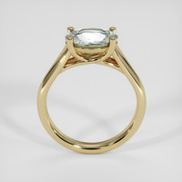 2.97 Ct. Grey Sapphire Ring, 18K Yellow Gold 3
