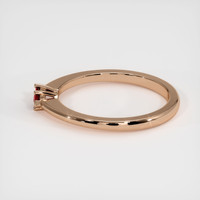 0.23 Ct. Ruby Ring, 14K Rose Gold 4