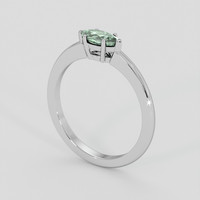 0.50 Ct. Alexandrite Ring, Silver 2