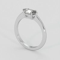 1.23 Ct. White Sapphire Ring, Silver 2