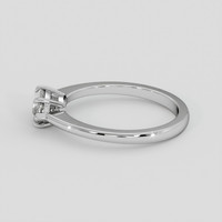 1.23 Ct. White Sapphire Ring, Silver 4