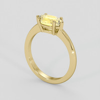 2.33 Ct. Yellow Sapphire Ring, 10K Yellow Gold 2
