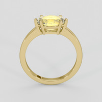 2.33 Ct. Yellow Sapphire Ring, 10K Yellow Gold 3