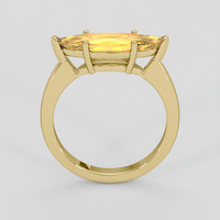 1.91 Ct. Yellowish Orange Precious Topaz Ring, 14K Yellow Gold 3