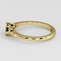 0.88 Ct. Green Sapphire Ring, 14K Yellow Gold 4