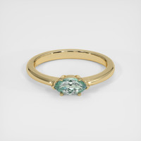 0.50 Ct. Gemstone Ring, 18K Yellow Gold 1