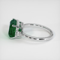 4.25 Ct. Emerald Ring, Platinum 950 4