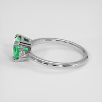 1.38 Ct. Emerald Ring, Platinum 950 4