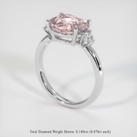 3.10 Ct. Gemstone Ring, Platinum 950 2