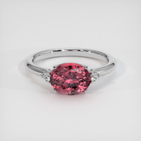 2.11 Ct. Gemstone Ring, Platinum 950 1