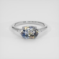 3.22 Ct. Bi Color Sapphire Ring, Platinum 950 1