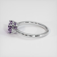 1.62 Ct. Pinkish Purple Sapphire Ring, Platinum 950 4