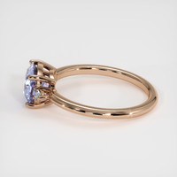 2.02 Ct. Blue Sapphire Ring, 14K Rose Gold 4