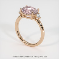 3.10 Ct. Gemstone Ring, 14K Rose Gold 2