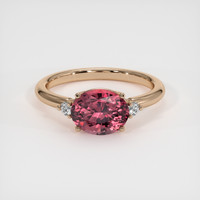 2.11 Ct. Gemstone Ring, 14K Rose Gold 1