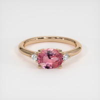 1.01 Ct. Sapphire Ring, 18K Rose Gold 1