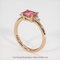 1.01 Ct. Sapphire Ring, 18K Rose Gold 2
