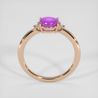 3.04 Ct. Pink Sapphire Ring, 18K Rose Gold 3