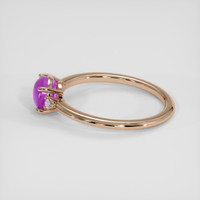 3.04 Ct. Pink Sapphire Ring, 18K Rose Gold 4