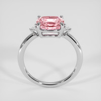 2.41 Ct. Pink Tourmaline Ring, Silver 3