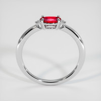 0.38 Ct. Ruby Ring, 10K White Gold 3