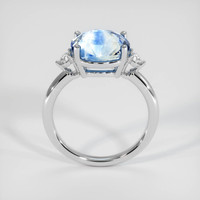 5.07 Ct. Sapphire Ring, 14K White Gold 3