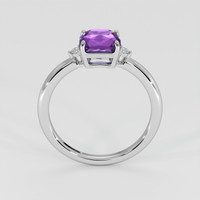 1.66 Ct. Bluish Purple Sapphire Ring, 14K White Gold 3