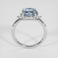 3.22 Ct. Bi Color Sapphire Ring, 14K White Gold 3