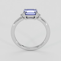 1.32 Ct. Violet Sapphire Ring, 14K White Gold 3