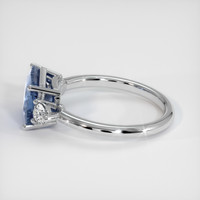 3.01 Ct. Sapphire Ring, 18K White Gold 4