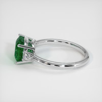 2.28 Ct. Emerald Ring, 18K White Gold 4
