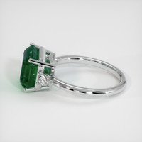 4.25 Ct. Emerald Ring, 18K White Gold 4