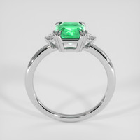 1.38 Ct. Emerald Ring, 18K White Gold 3