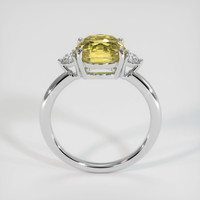 2.67 Ct. Yellow Sapphire Ring, 18K White Gold 3