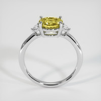 1.78 Ct. Yellow Sapphire Ring, 18K White Gold 3