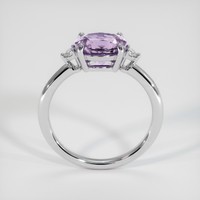 1.62 Ct. Pinkish Purple Sapphire Ring, 18K White Gold 3
