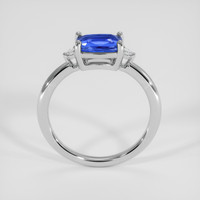 1.16 Ct. Blue Sapphire Ring, 18K White Gold 3