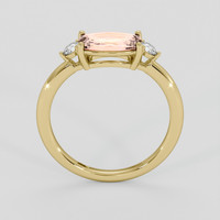 1.79 Ct. Padparadscha Sapphire Ring, 10K Yellow Gold 3