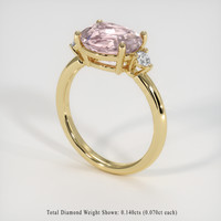 3.10 Ct. Gemstone Ring, 14K Yellow Gold 2