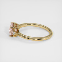 1.57 Ct. Padparadscha Sapphire Ring, 14K Yellow Gold 4