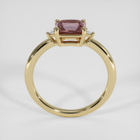 1.11 Ct. Purplish Pink Sapphire Ring, 14K Yellow Gold 3