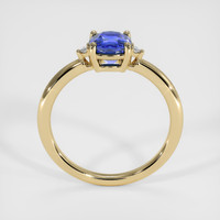 1.21 Ct. Violet Sapphire Ring, 14K Yellow Gold 3